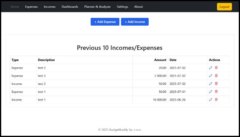 BudgetBuddy app preview